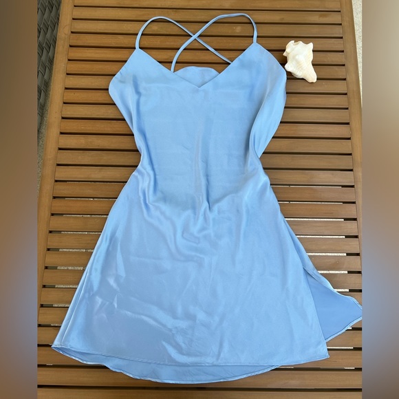 Victoria Secret Blue slip dress - Picture 4 of 6